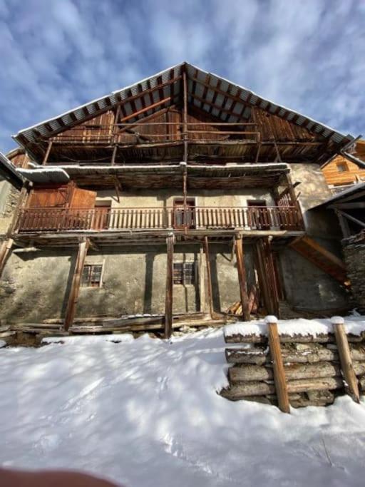 Chalet Avec Vue Sur Le Fort De Chateau Queyras Eksteriør billede